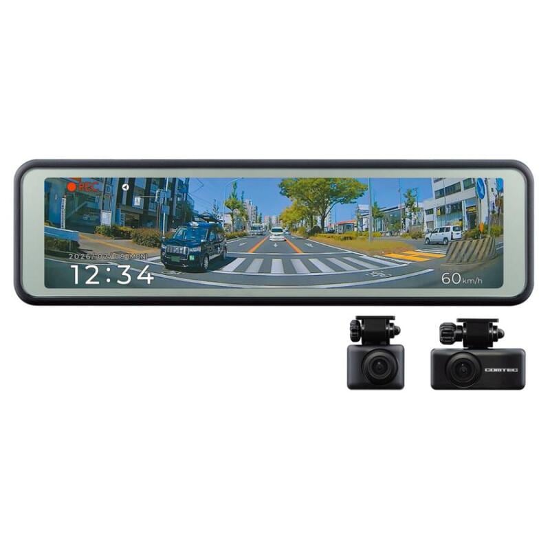 【ラッピング可】【即日発送】【新品】COMTEC コムテック ドライブレコーダー ミラー型 ZDR-880M