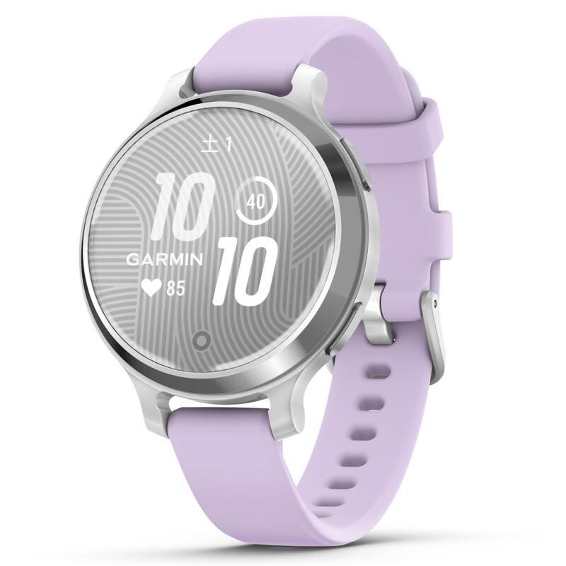 【ラッピング可】【即日発送】【新品 箱不良・シュリンク破れ品】GARMIＮ ガーミン スマートウォッチ Lily 2 Active 010-02891-41 Silver Jasmine Purple