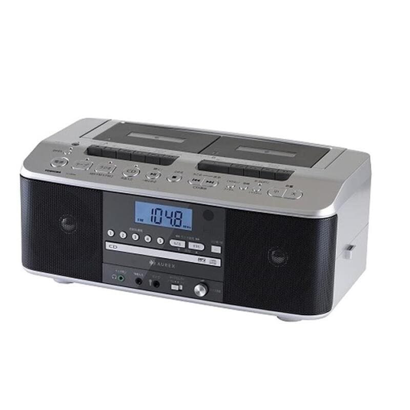 【ラッピング可】【即日発送】【新品】東芝 TOSHIBA CDラジオカセットレコーダー AUREX TY-CDW991-S シルバー