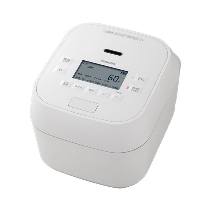 【即日発送】【新品 箱不良・シュリンク破れ品】TOSHIBA 東芝 炊飯器 5.5合 炎匠炊き 真空圧力IHジャー 銅かまど丸釜 RC-10HGX(W) グランホワイト