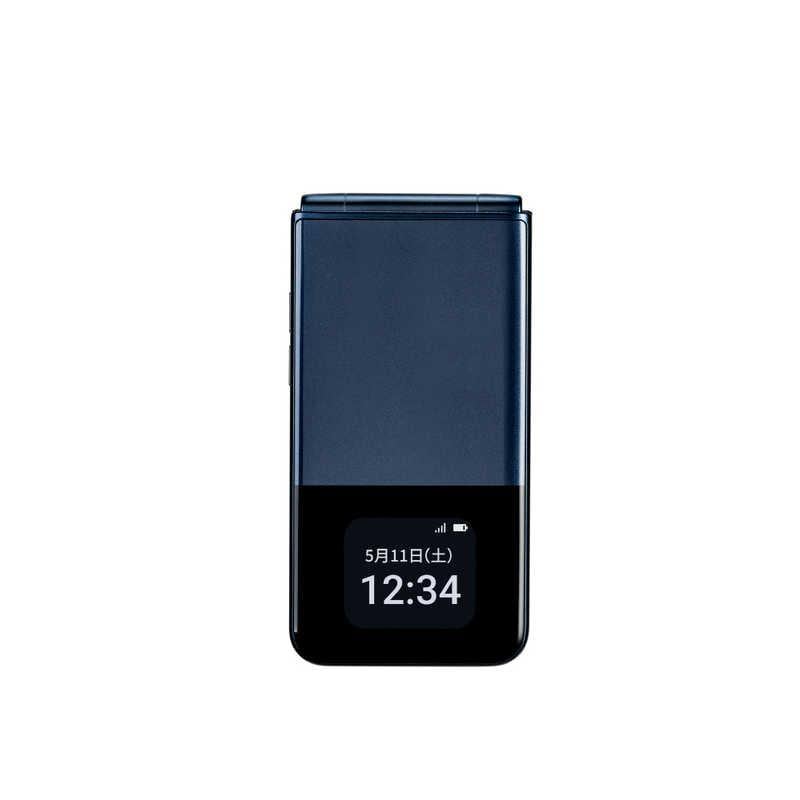 【ラッピング可】【即日発送】【新品】MIVE ケースマ スマホ AT-M140J インディゴブラック SIMフリー