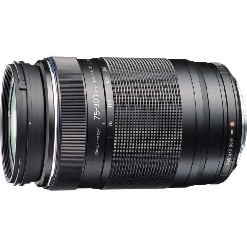 【ラッピング可】【即日発送】【新品 箱不良・シュリンク破れ品】OM SYSTEM オーエム システム レンズ M.ZUIKO DIGITAL ED75-300/F4867OM ブラック
