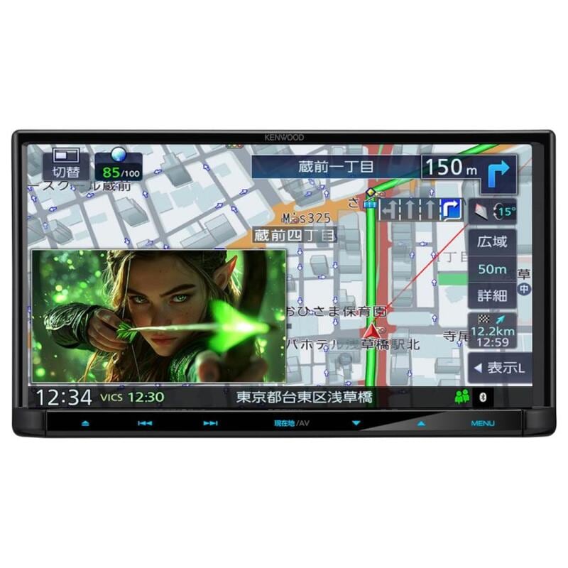 【ラッピング可】【即日発送】【新品 箱不良・シュリンク破れ品】KENWOOD ケンウッド AVカーナビゲーション 彩速ナビ 7V型 MDV-L613