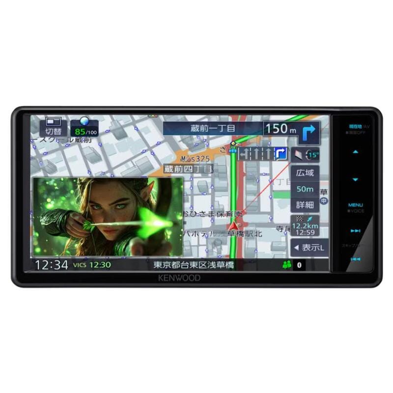 【ラッピング可】【即日発送】【新品】KENWOOD ケンウッド 彩速ナビ 7V型 MDV-L613W