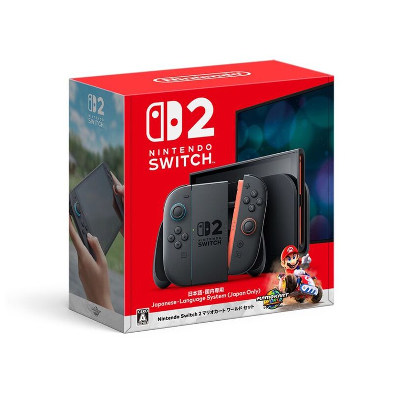 【ラッピング可】【即日発送】【中古美品】Nintendo Switch 2 マリオカート ワールドセット 日本語・国内専用 BEE-S-KB6PA