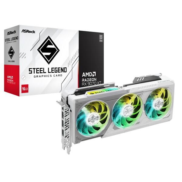 【ラッピング可】【即日発送】【新品 箱不良・シュリンク破れ品】ASRock アスロック グラフィックボード Radeon RX 9070 XT Steel Legend RX9070XTSL16G
