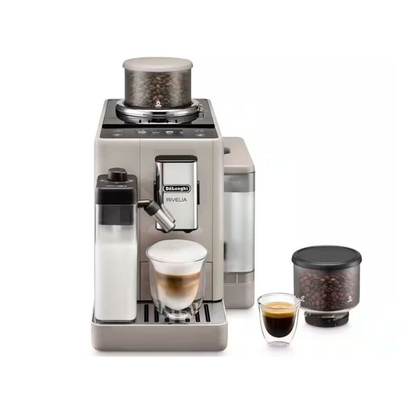 【即日発送】【新品 箱不良・シュリンク破れ品】DeLonghi デロンギ エスプレッソマシン リヴェリア EXAM44055BG サンドベージュ