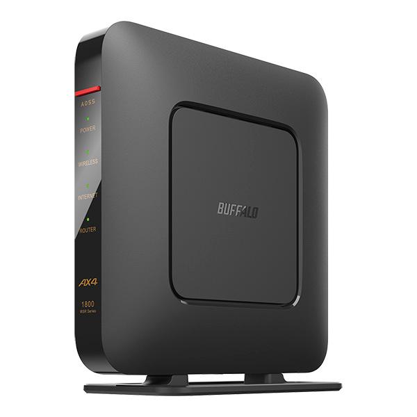【ラッピング可】【即日発送】【新品 箱不良・シュリンク破れ品】BUFFALO バッファロー 無線LANルーター AirStation WSR-1800AX4P-BK ブラック