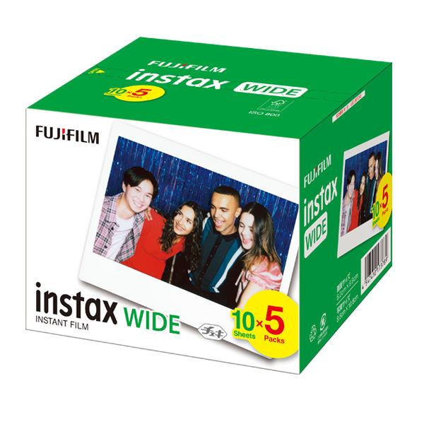 【ラッピング可】【即日発送】【新品 箱不良・シュリンク破れ品】FUJIFILM 富士フイルム インスタントカラーフィルム instax WIDE Film KR5 50枚