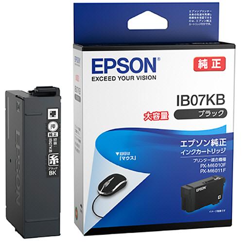 【ラッピング可】【即日発送】【新品 箱不良・シュリンク破れ品】EPSON エプソン 純正プリンターインクマウス 大容量 IB07KB ブラック