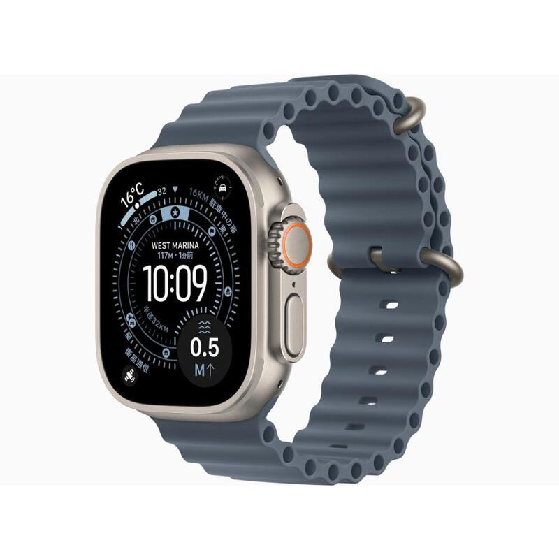 【ラッピング可】【即日発送】【新品 箱不良・シュリンク破れ品】Apple Watch Ultra 3 GPS+Cellularモデル 49mm MEWH4J/A ナチュラル・アンカーブルーオーシャンバンド]