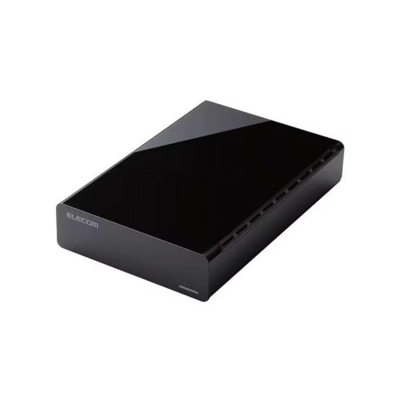 【ラッピング可】【即日発送】【新品 箱不良・シュリンク破れ品】ELECOM エレコム 外付けHDD ELD-HTV080UBK 8TB