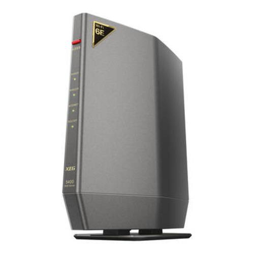 【ラッピング可】【即日発送】【新品 箱不良・シュリンク破れ品】BUFFALO バッファロー Wi-Fi 6E対応ルーター AirStation WSR-5400XE6 チタニウムグレー