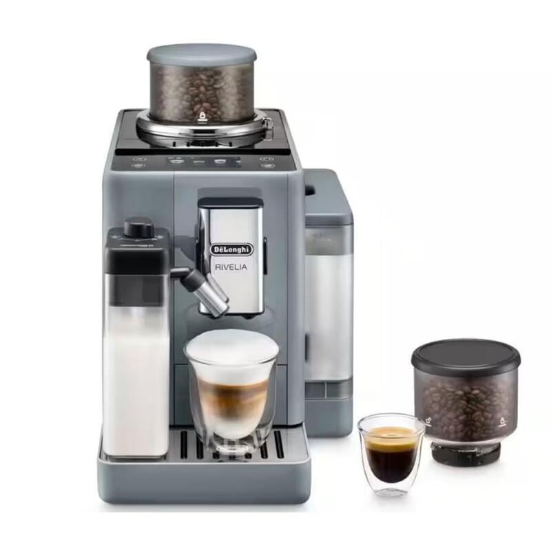 【即日発送】【新品 箱不良・シュリンク破れ品】DeLonghi デロンギ エスプレッソマシン リヴェリア EXAM44055G ぺブルグレー