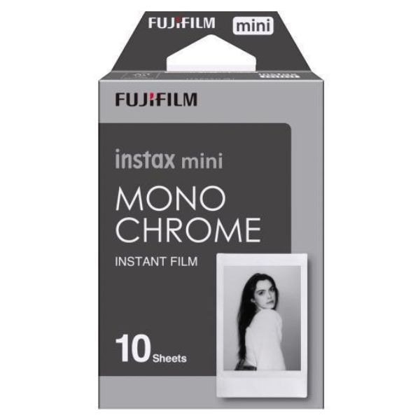 【ラッピング可】【メール便発送】【即日発送】【新品 箱不良・シュリンク破れ品】FUJIFILM 富士フイルム チェキ専用フィルム instax mini Film モノクローム 1パック(10枚入)