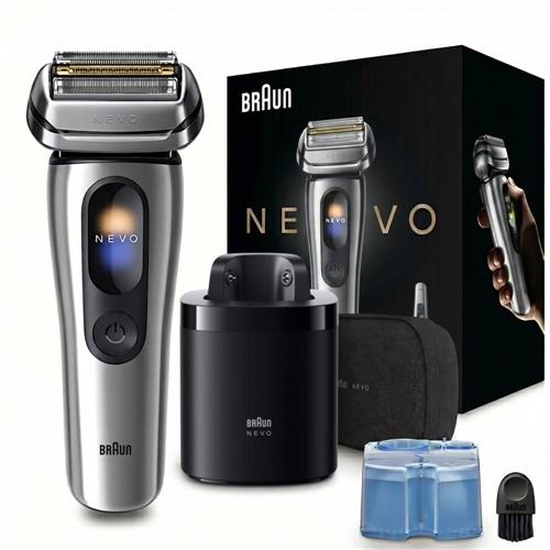 【ラッピング可】【即日発送】【新品】BRAUN ブラウン 電気シェーバー 4枚刃 NEVO 11000C シルバー