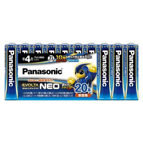 【ラッピング可】【メール便】【即日発送】【新品】Panasonic パナソニック アルカリ乾電池 エボルタNEO 単4形 20本パック LR03NJ/20SW