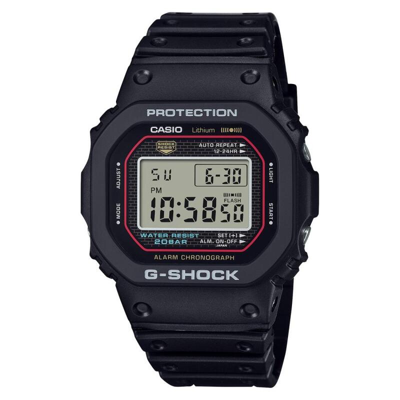 【ラッピング可】【即日発送】【新品】CASIO カシオ 腕時計 クオーツ メンズタイプ G-SHOCK 初代G-SHOCK 復刻モデル DW-5000R-1AJF