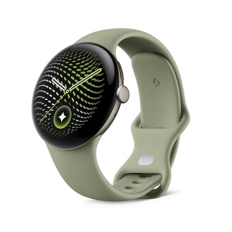 【ラッピング可】【即日発送】【新品】Google グーグル スマートウォッチ Pixel Watch 5 Wi-Fiモデル 45mm GA10896-US Satin Pyrite アルミケース/Olive アクティブ バンド
