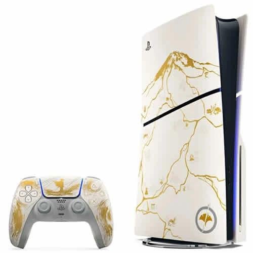 【中古美品】PS5 プレイステーション5 ゲーム機本体 Ghost of Yotei ゴールド リミテッドエディション CFIJ-10029