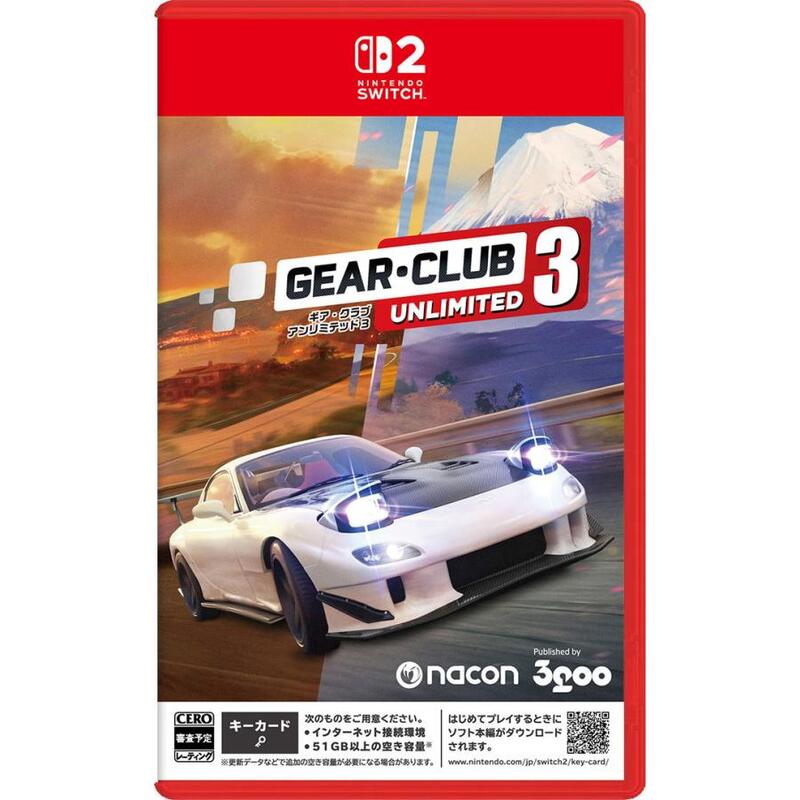 【ラッピング可】【即日発送】【メール便発送】【新品】任天堂 Nintendo Switch 2 ゲームソフト GEAR・CLUB UNLIMITED 3 POT-P-AA3PB