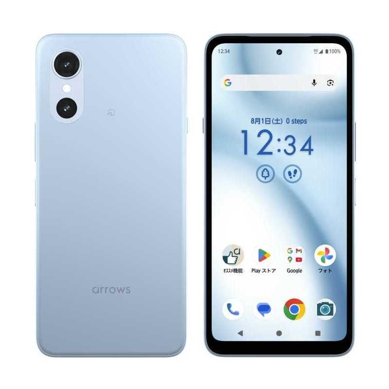 【ラッピング可】【即日発送】【新品】FCNT エフシーエヌティー スマホ arrows We3 M09 64GB PBC00016JP ライトブルー SIMフリー