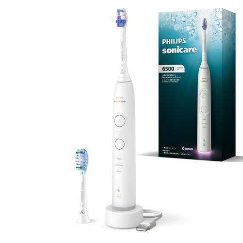 【新品 箱不良・シュリンク破れ品】PHILIPS フィリップス 電動歯ブラシ ソニッケアー 6500シリーズ HX7410/09 ホワイト