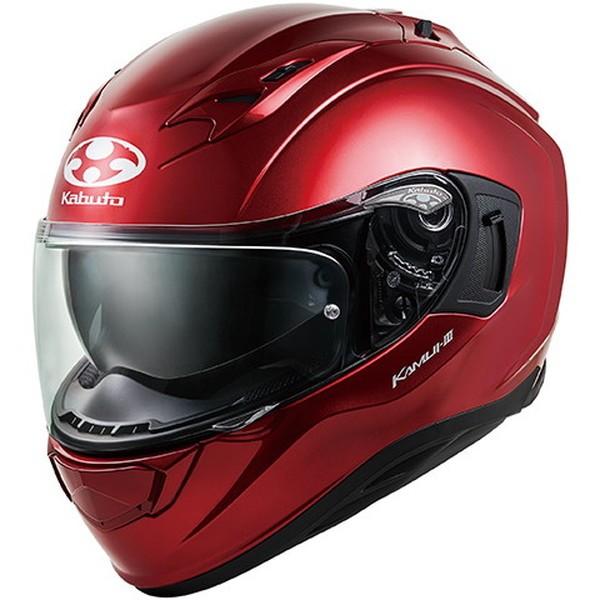 【新品】OGK KABUTO オージーケーカブト バイクヘルメット KAMUI3 シャイニーレッド XS