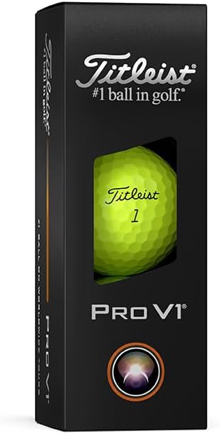 【ラッピング可】【即日発送】【新品】Titleist タイトリスト ゴルフボール PRO V1 ローナンバー 2025年モデル イエロー