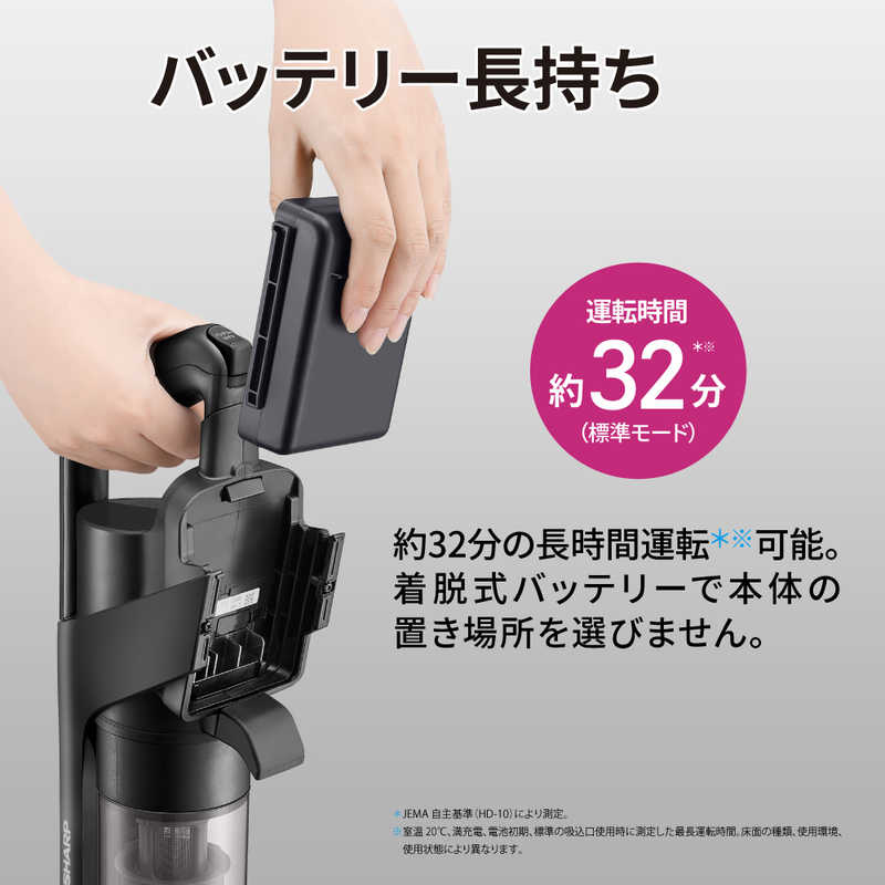 【即日発送】【新品】SHARP シャープ 掃除機 RACTIVE Air EC-FR11-B ブラック