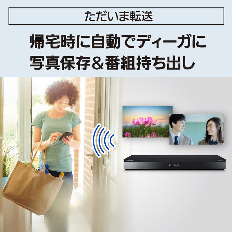 【即日発送】【新品 箱不良・シュリンク破れ品】Panasonic パナソニック 4Kチューナー内蔵ブルーレイレコーダー 4Kディーガ DMR-4T205 2TB