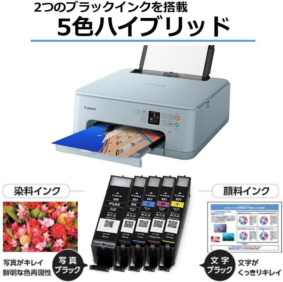 【即日発送】【新品】CANON キヤノン A4インクジェット複合機 PIXUS TS7530 ブルー
