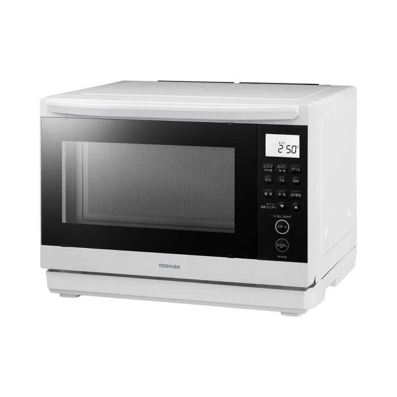 【即日発送】【新品】TOSHIBA 東芝 角皿式スチームオーブンレンジ 26L 石窯ドーム ER-D70B-W ホワイト