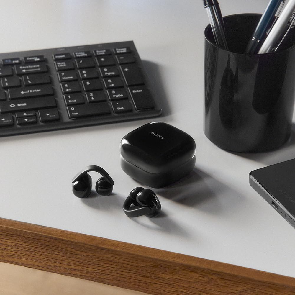 【ラッピング可】【即日発送】【新品】SONY ソニー ワイヤレスイヤホン LinkBuds Clip WF-LC900 B ブラック