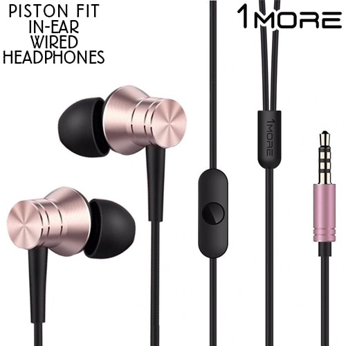 【決算セール】 【ゆうパケット発送】 1MORE Piston Fit In-Ear Wired Headphones E1009 イヤホン ピストンフィット 並行輸入品 カナル型 有線イヤホン リモコン・マイク付き 通話可能 高音質 iPhone android ピンク