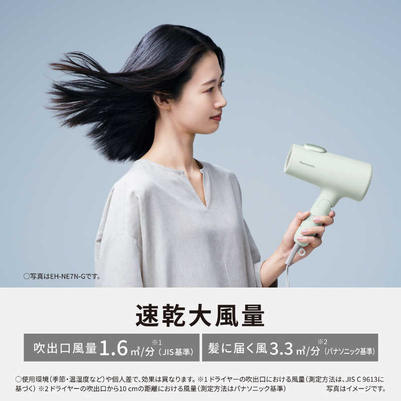 【ラッピング可】【即日発送】【新品】Panasonic パナソニック ヘアドライヤー EH-NE7N-H ダークグレー