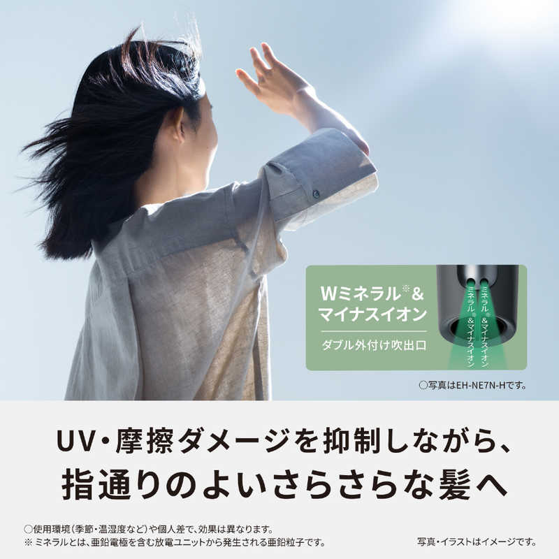 【ラッピング可】【即日発送】【新品】Panasonic パナソニック ヘアドライヤー EH-NE7N-H ダークグレー