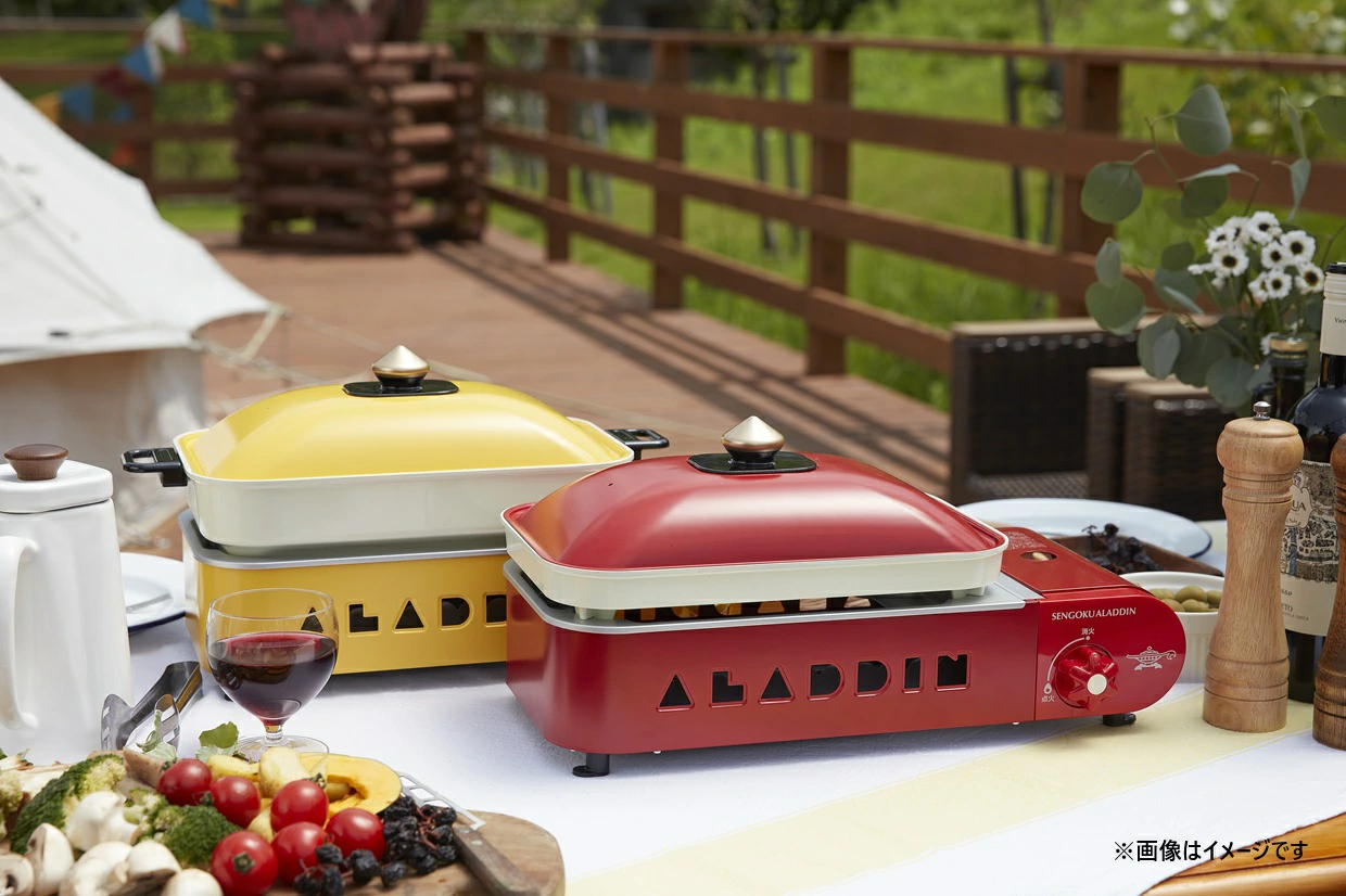 【ラッピング可】【即日発送】【新品】日本エー・アイ・シー カセットコンロ Sengoku Aladdin プチパン SAG-RS21C R レッド