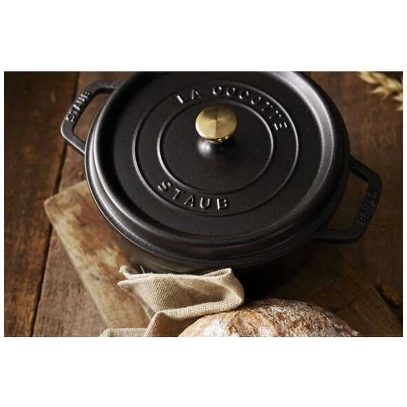 【ラッピング可】【即日発送】【新品】STAUB ストウブ 鍋 ストウブ ピコ・ココットラウンド 18cm 40509-484 グレー