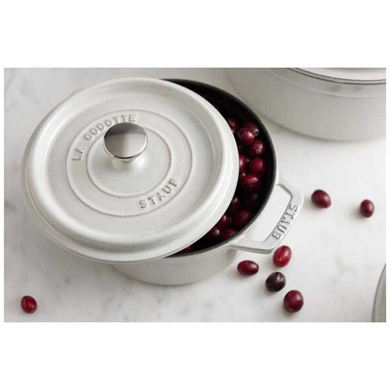 【ラッピング可】【即日発送】【新品】STAUB ストウブ 鍋 ストウブ ピコ・ココットラウンド 18cm 40509-484 グレー