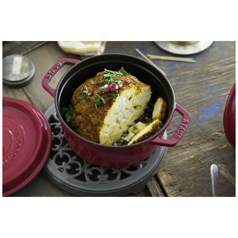 【ラッピング可】【即日発送】【新品】STAUB ストウブ 鍋 ストウブ ピコ・ココットラウンド 18cm 40509-484 グレー
