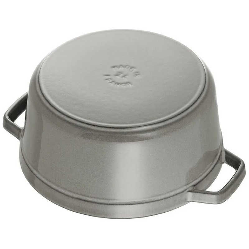 【ラッピング可】【即日発送】【新品】STAUB ストウブ 鍋 ストウブ ピコ・ココットラウンド 18cm 40509-484 グレー