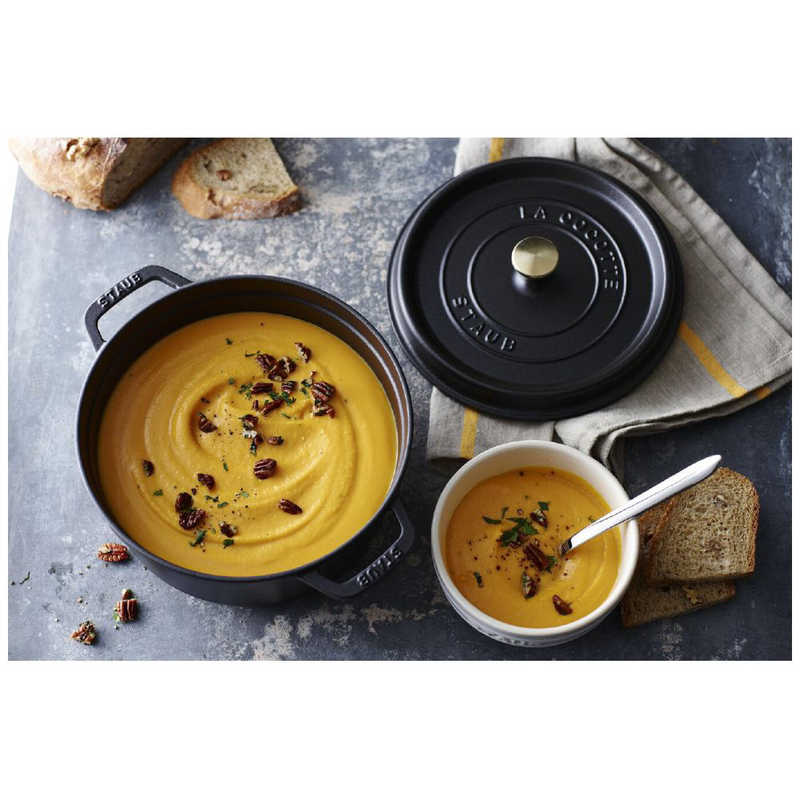 【ラッピング可】【即日発送】【新品】STAUB ストウブ 鍋 ストウブ ピコ・ココットラウンド 18cm 40509-484 グレー