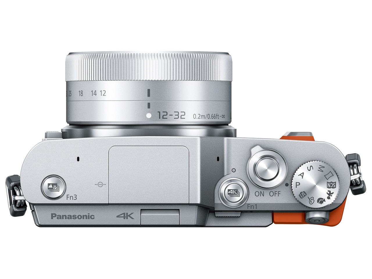 Panasonic ミラーレス一眼カメラ LUMIX ダブルレンズキット オレンジ DC-GF90W-D