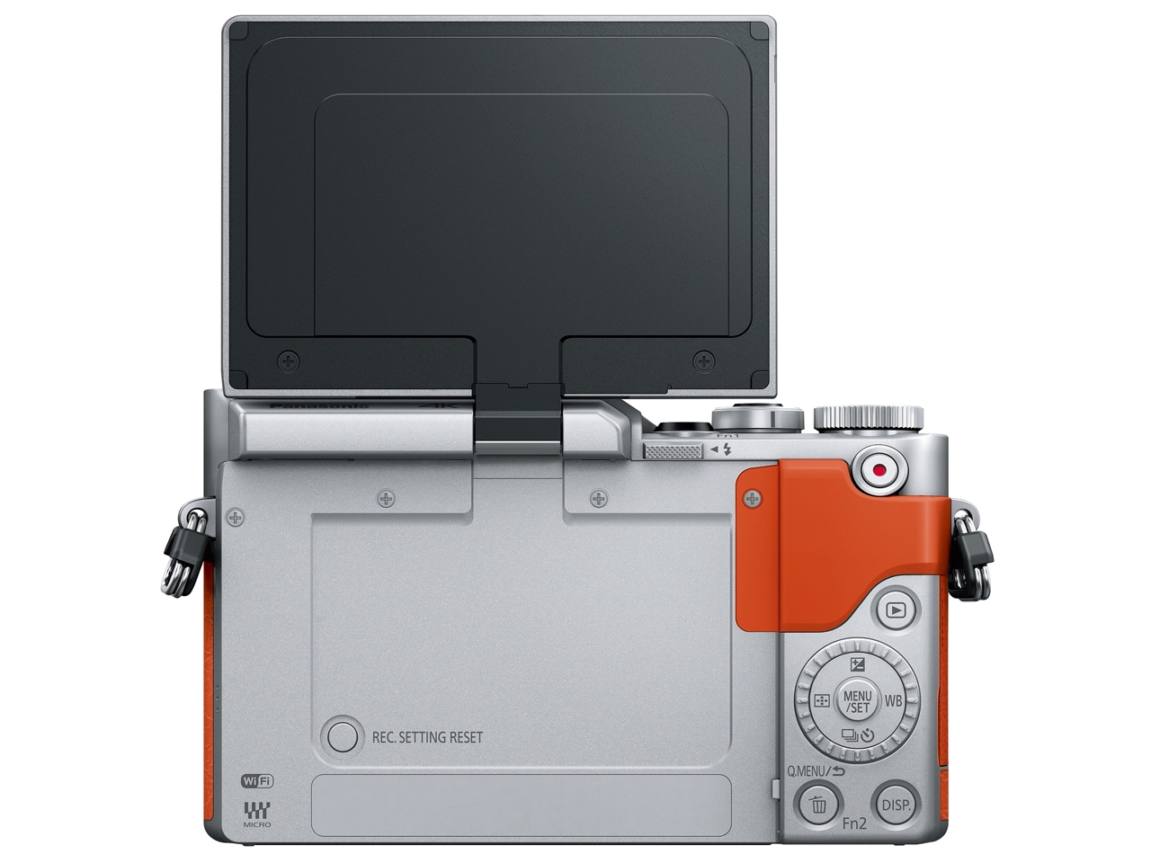 Panasonic ミラーレス一眼カメラ LUMIX ダブルレンズキット オレンジ DC-GF90W-D
