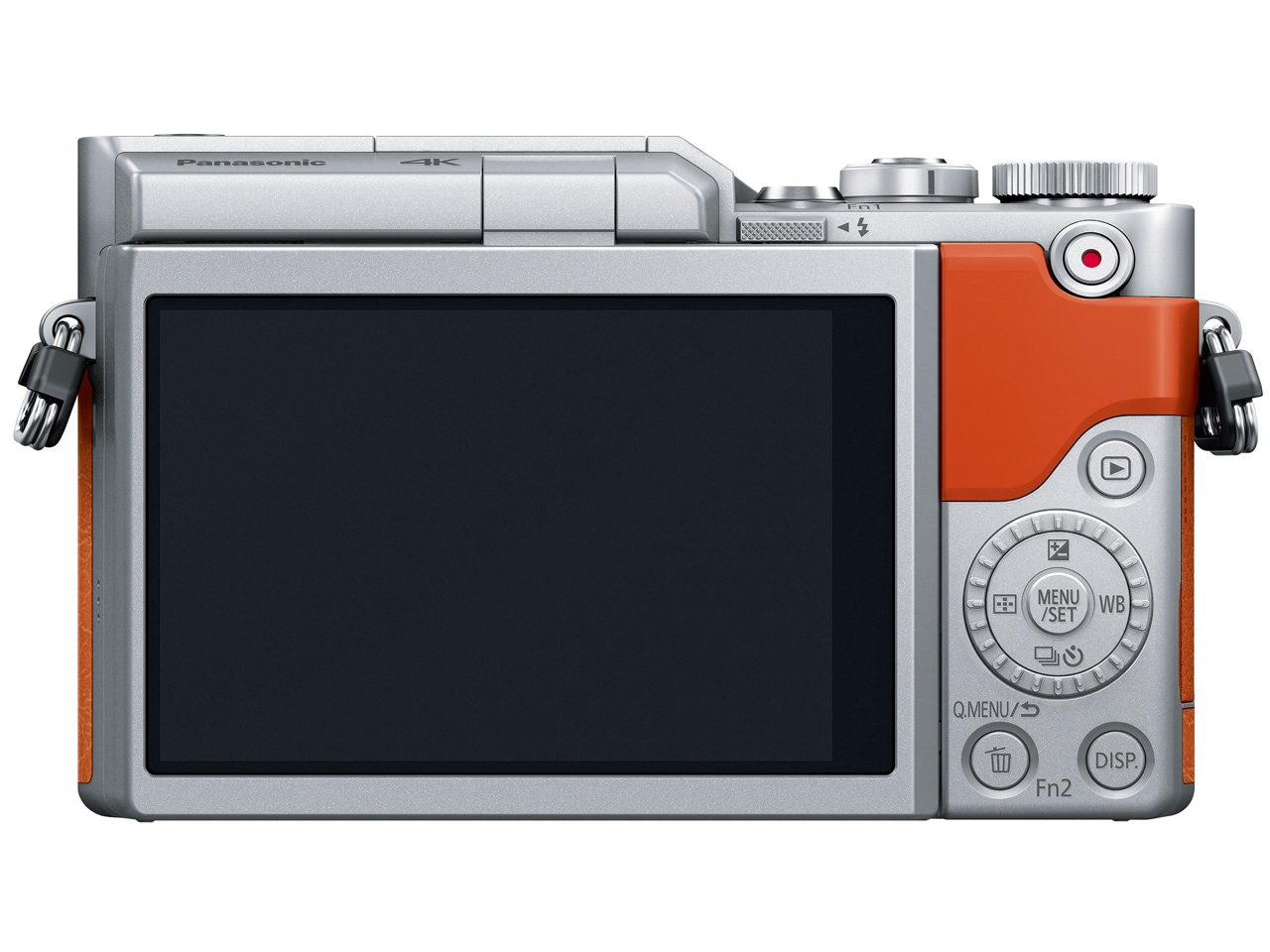 Panasonic ミラーレス一眼カメラ LUMIX ダブルレンズキット オレンジ DC-GF90W-D