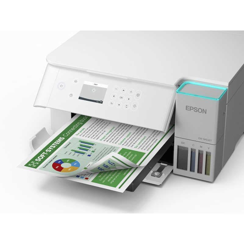 【即日発送】【新品】EPSON エプソン 4カラーインクジェット複合機プリンタ エコタンク搭載モデル EW-M638T