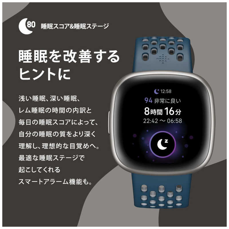 【ラッピング可】【即日発送】【新品】Fitbit フィットビット スマートウォッチ Fitbit Versa 4 ビートジュース/カッパーローズアルミニウム