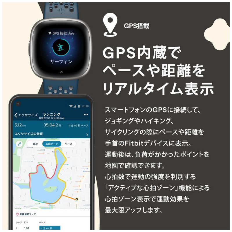 【ラッピング可】【即日発送】【新品】Fitbit フィットビット スマートウォッチ Fitbit Versa 4 ビートジュース/カッパーローズアルミニウム