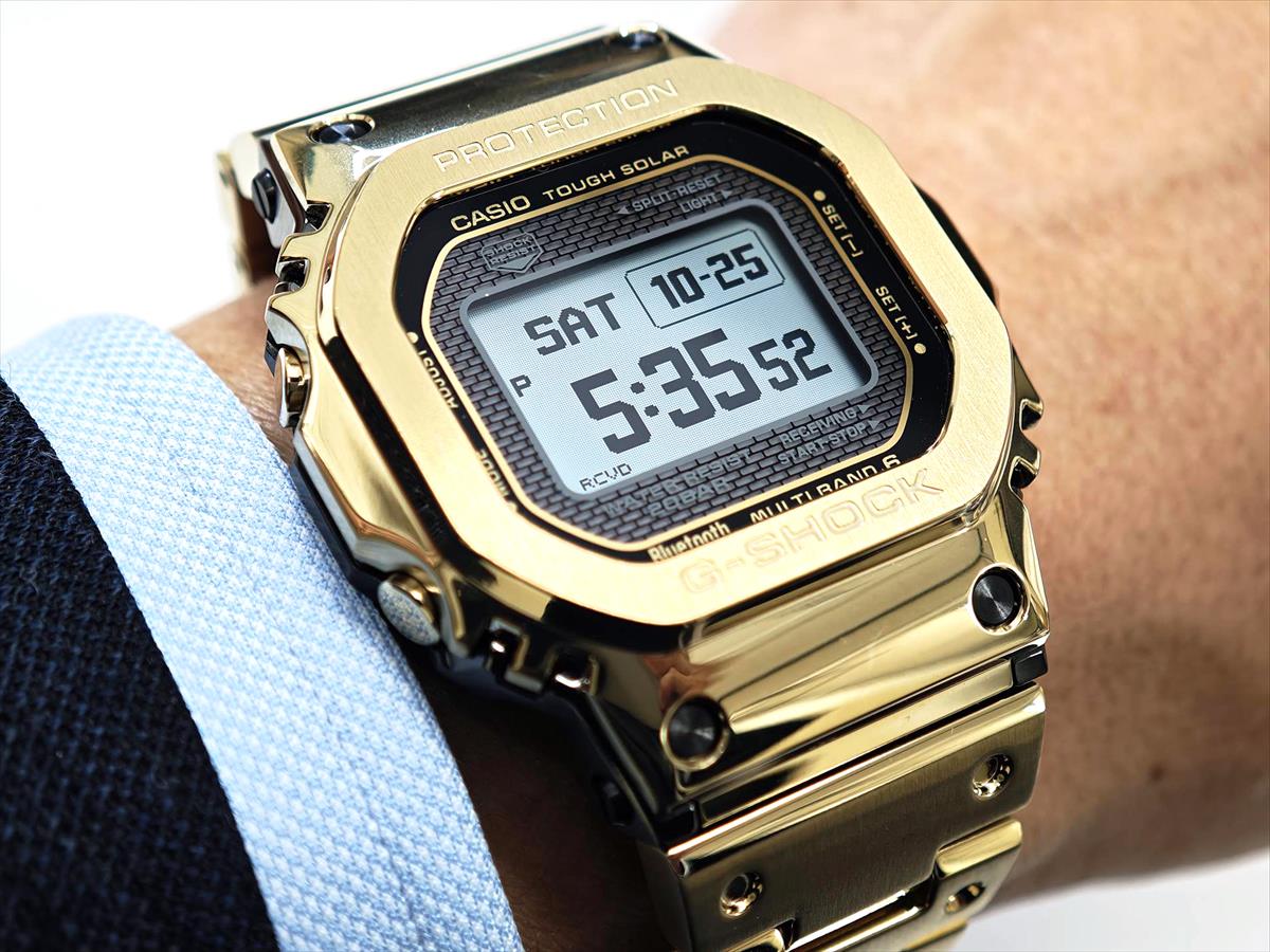 【ラッピング可】【即日発送】【新品】CASIO カシオ G-SHOCK GMW-BZ5000GD-9JF タフソーラー 腕時計 MIP液晶 フルメタル ゴールドGMW-BZ5000GD-9JF